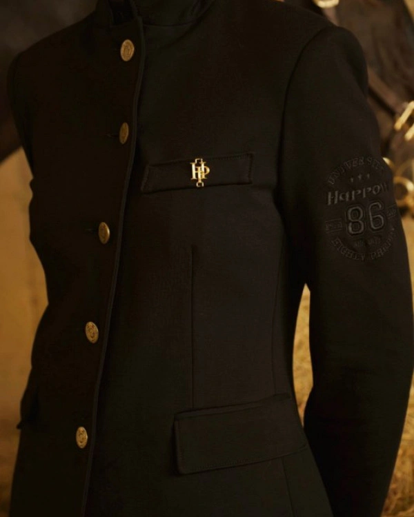 BLAZER NEGRA CIERRE MILITAR