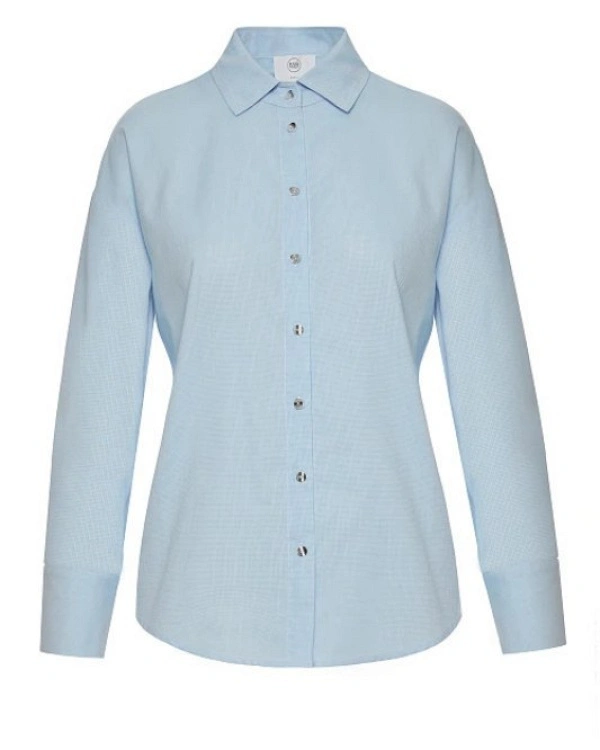 CAMISA OXFORD CON DETALLES BORDADOS EN ESPALDA