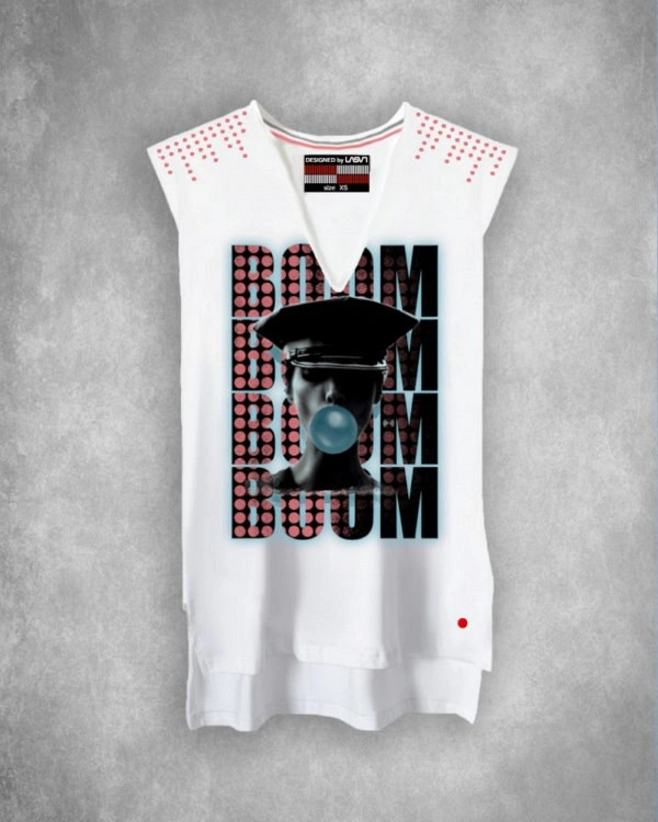 CAMISETA MUJER BOOM W