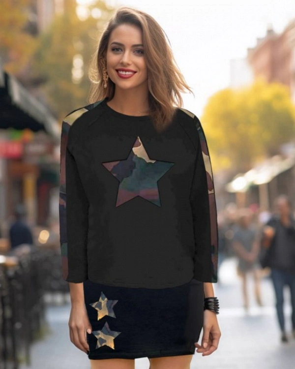 FALDA ALACANT ESTRELLAS CAMUFLAJE