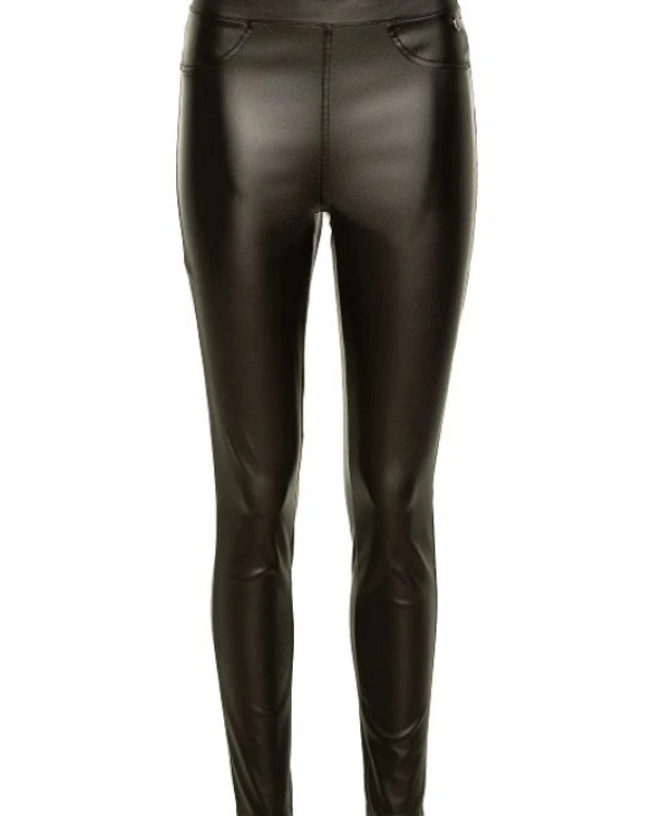 LEGGINS EFECTO CUERO CON BOLSILLOS