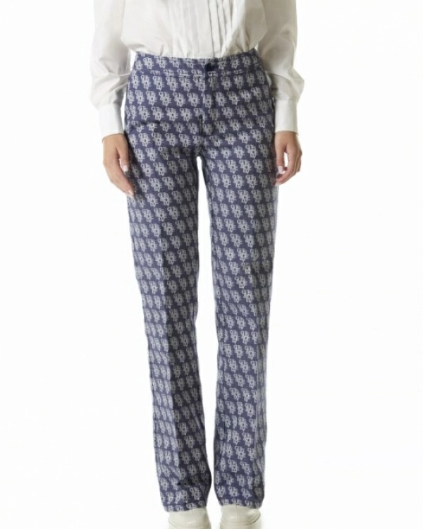 MONOGRAM JACQUARD TROUSERS