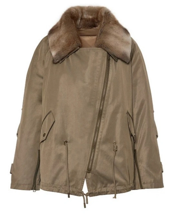 PARKA CON CUELLO DE PELO DESMONTABLE