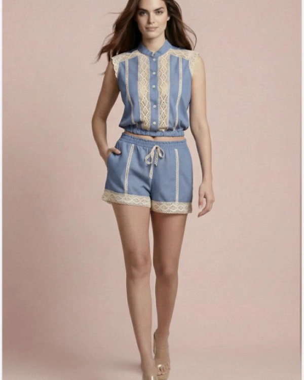 SHORT DENIM COQUETTE