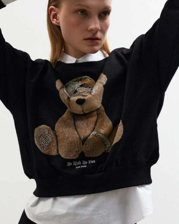 SUDADERA ESTAMPADO OSITO DE PELUCHE