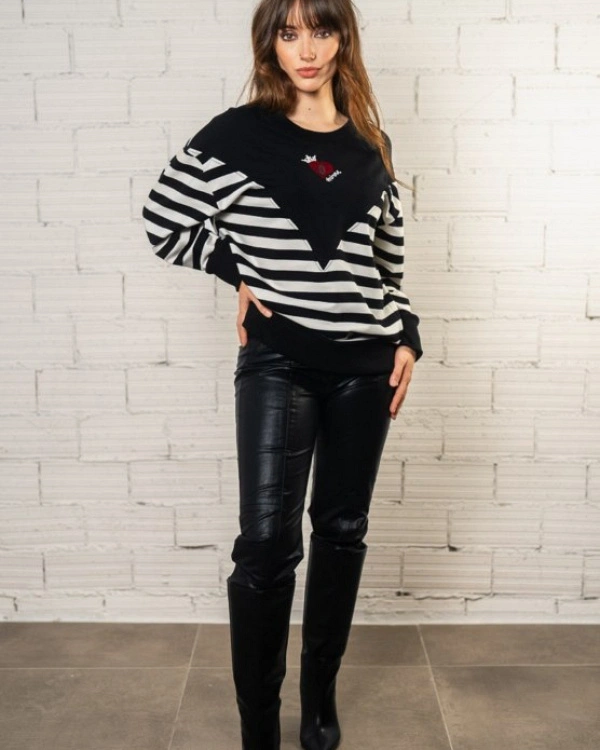 SUDADERA REINA RAYAS