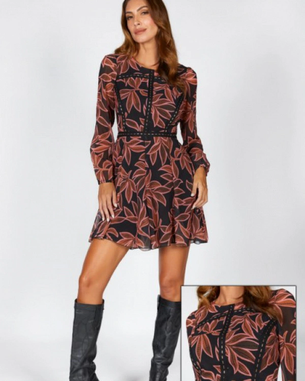 VESTIDO NIRA REMACHES ORO